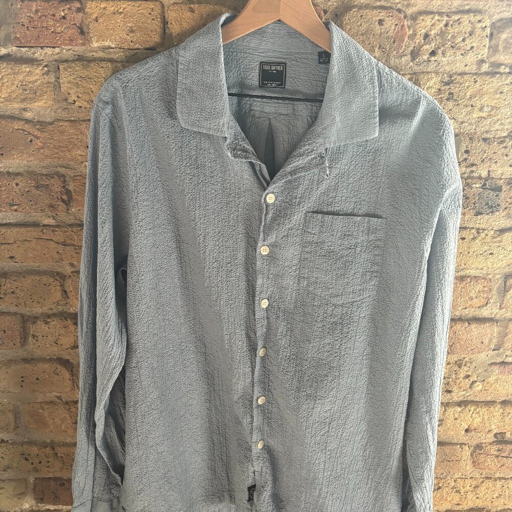 Todd Snyder Portuguese Seersucker Camp Shirt
